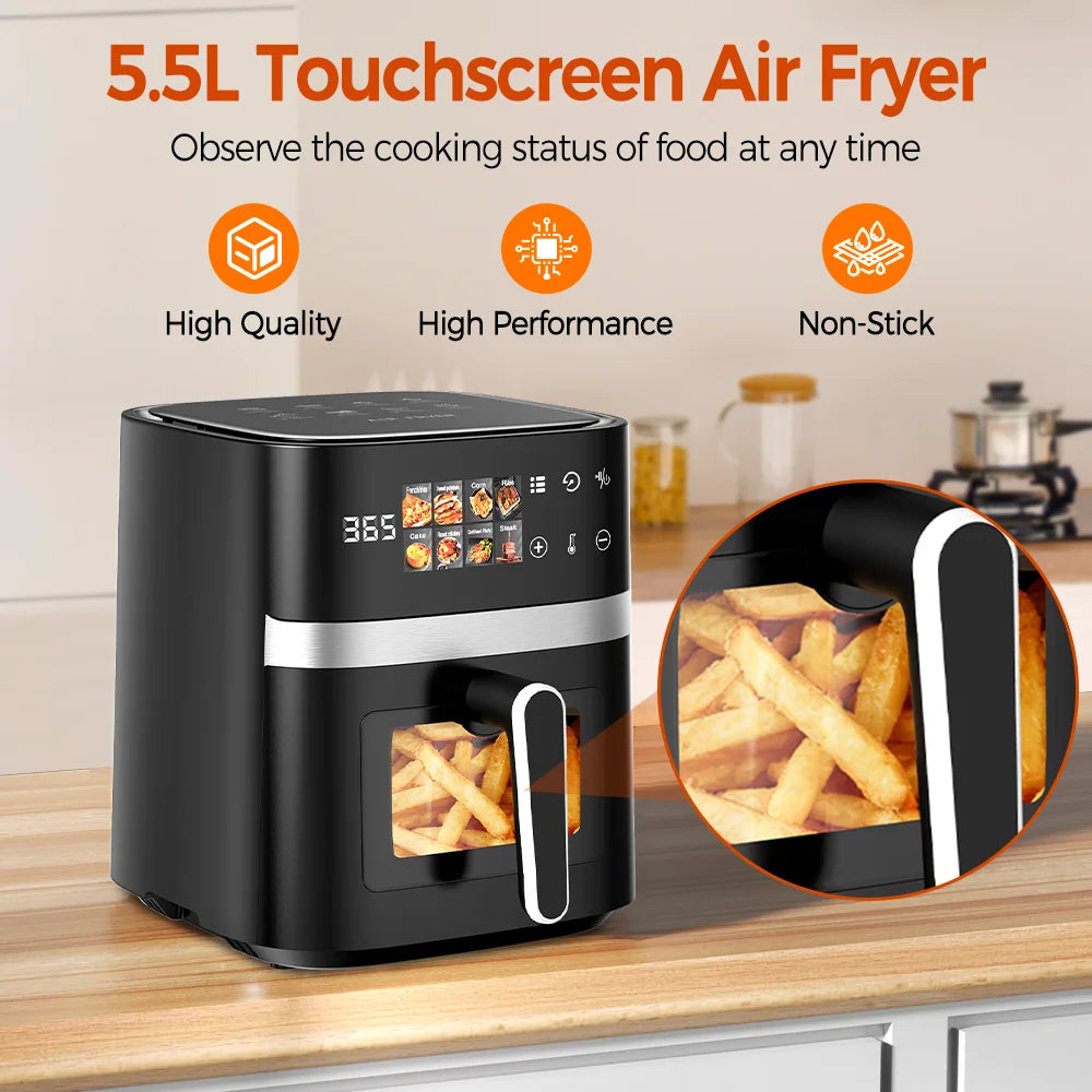 frigitrice ad aria 5.5l 8 in 1
