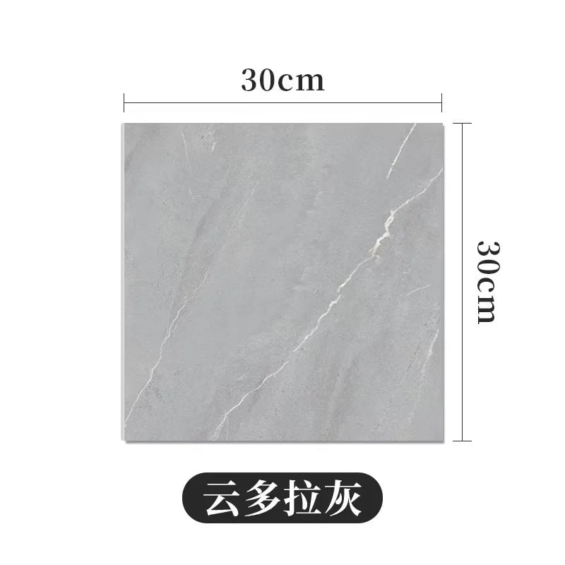 10/30/50PCS Thickened Self-adhesive Decor Wall Sticker Marble Tile Floor Sticker PVC Waterproof Toilet Kitchen Home Floor