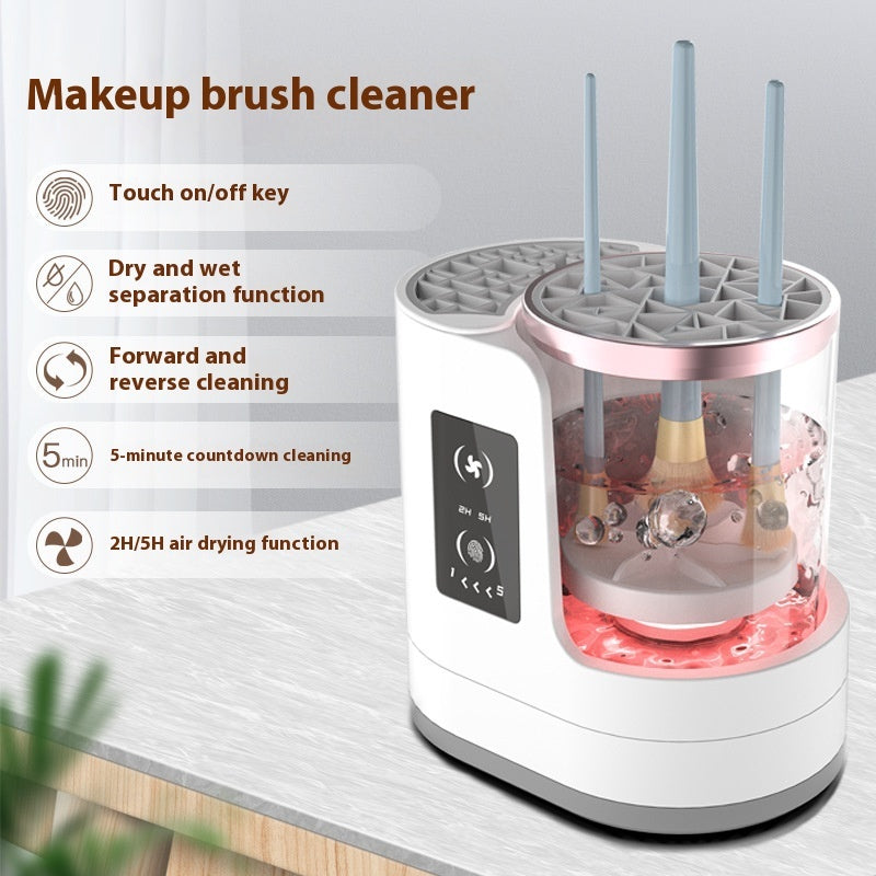Pulitore Elettrico per Pennelli Trucco - Lavaggio e Asciugatura Automatica USB